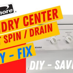 ✨ Laundry Center - Won’t Drain or Spin - EASY FIX ✨