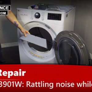 LG Dryer Repair - Rattling Noise While Running - Drum Baffle - Diagnostic & Troubleshooting