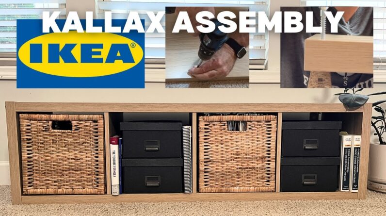 IKEA Kallax Bookshelf Assembly