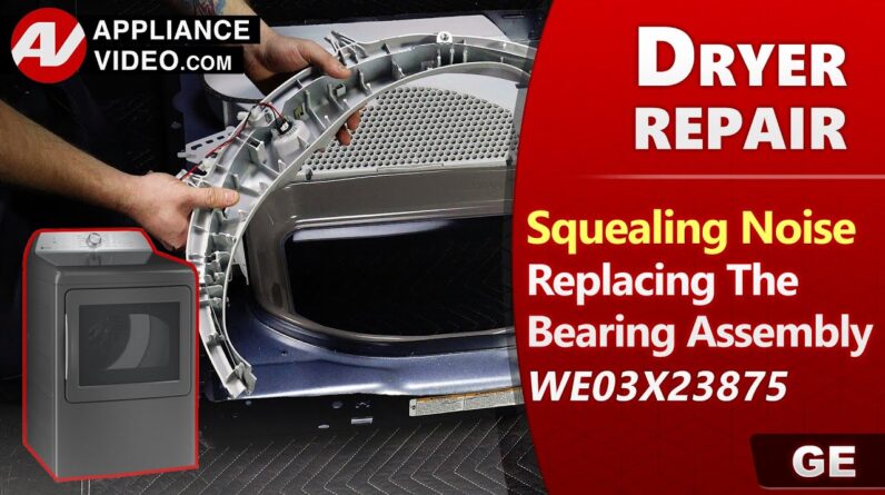 Dryer Diagnostic & Repair - Upper Drum Bearing Making Squealing, Screeching  Noise